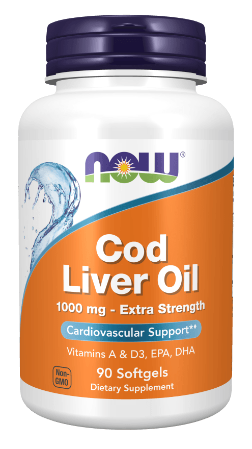 NOW Vaj Mëlçie Merluci 1000 mg