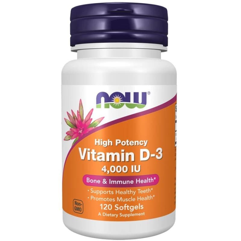 NOW Vitamina D3 4000 IU
